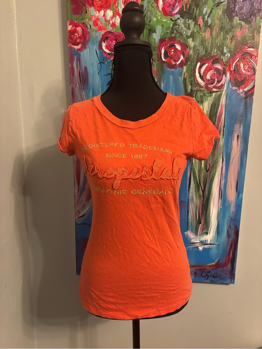 VTG Y2K Aeropostale short sleeve t-shirt logo size M